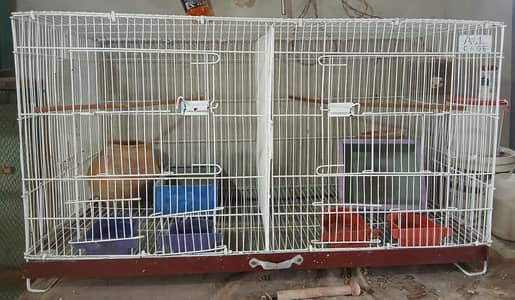 Folding cage with accessories 3044349027