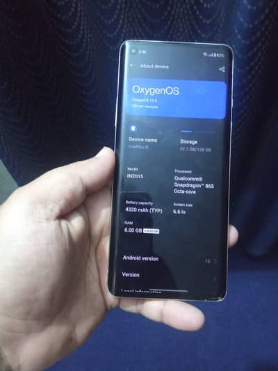 One Plus 8 official approved 8/128 only exchange