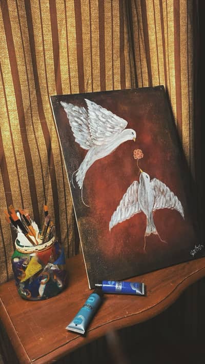 Birds painting