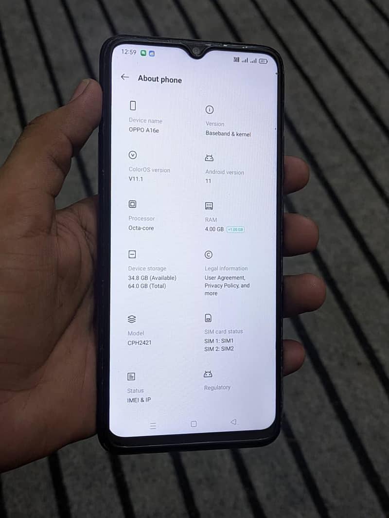 OPPO A16e 0