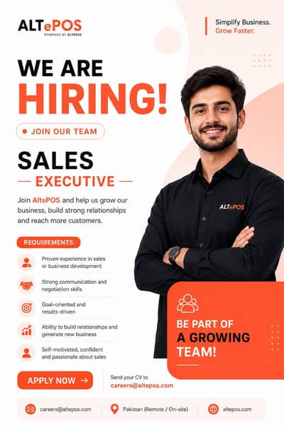 Require Sale Executive for Faisalabad and Isalamabad