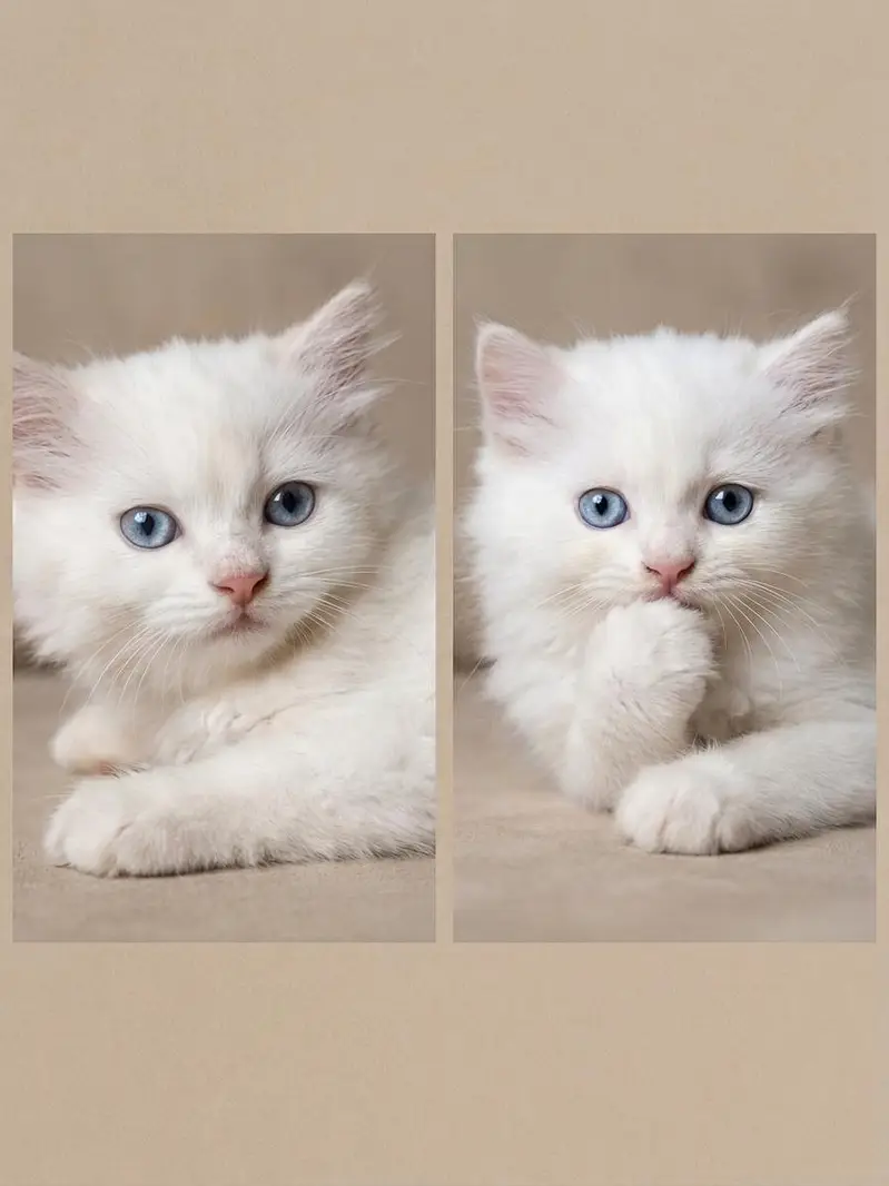 Blue eyes Female kitten — photo 2