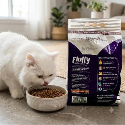 Fluffy Cat Food