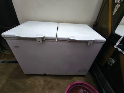 Haier double door freezer
