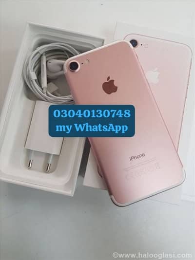 iPhone 7 128 GB full box urgent for sale