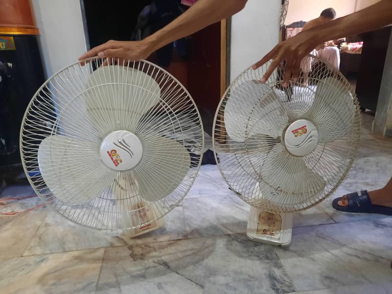 Two GFC Bracket Fans 0