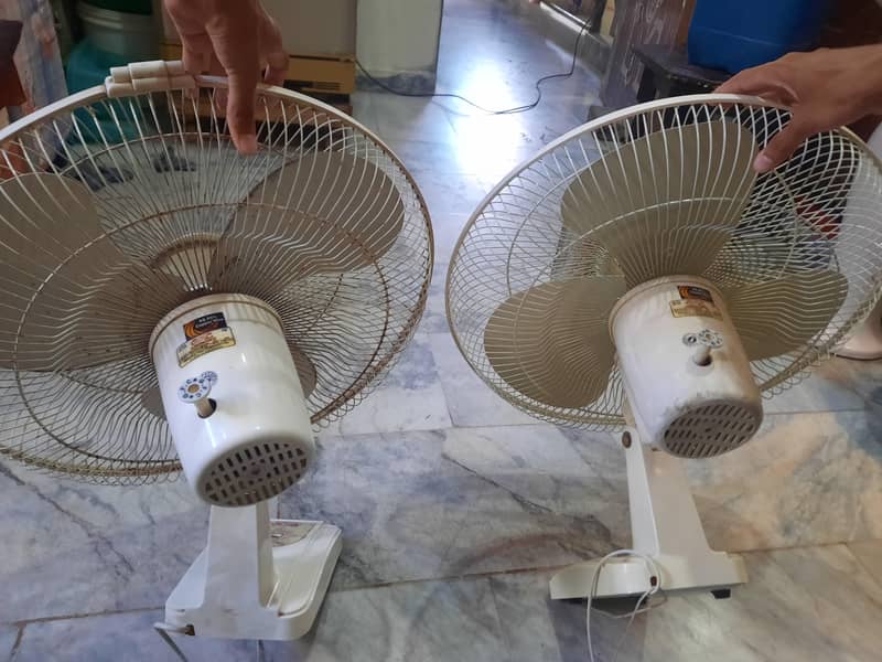 Two GFC Bracket Fans 1