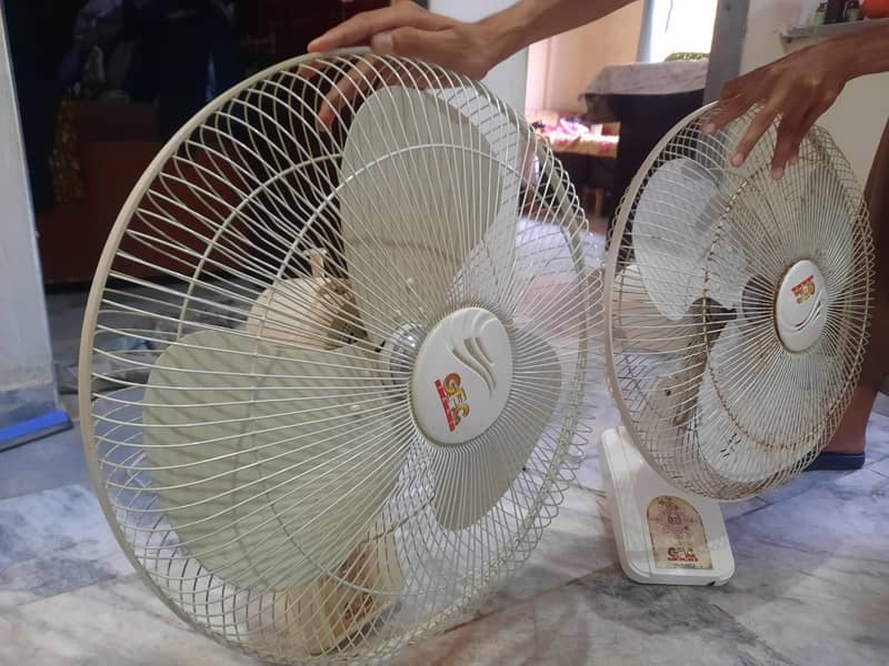 Two GFC Bracket Fans 2