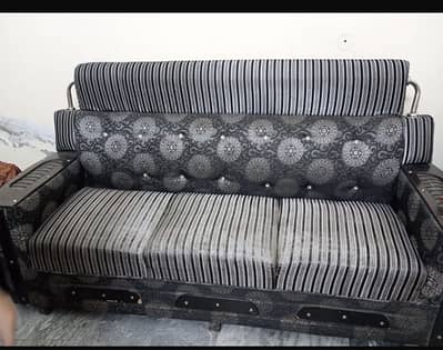 5-Seater Sofa Set (3+2) in Good Condition for Sale