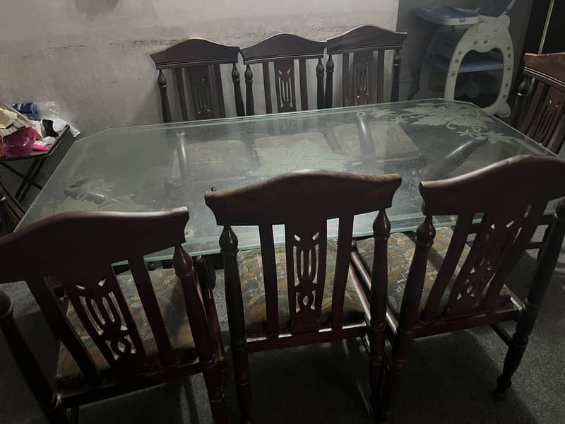 Dining table with 8 chairs 1