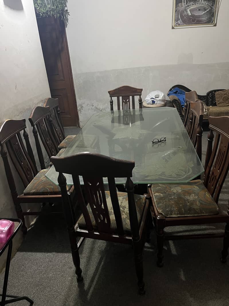 Dining table with 8 chairs 2