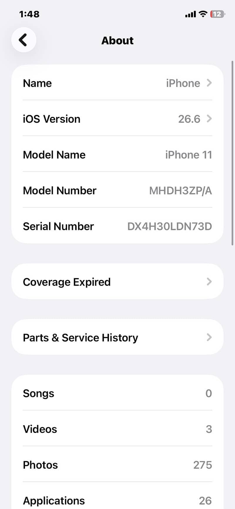 Apple iPhone 11 0