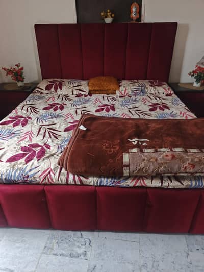 king size bed with side tables dressing table and 3 seater sofa