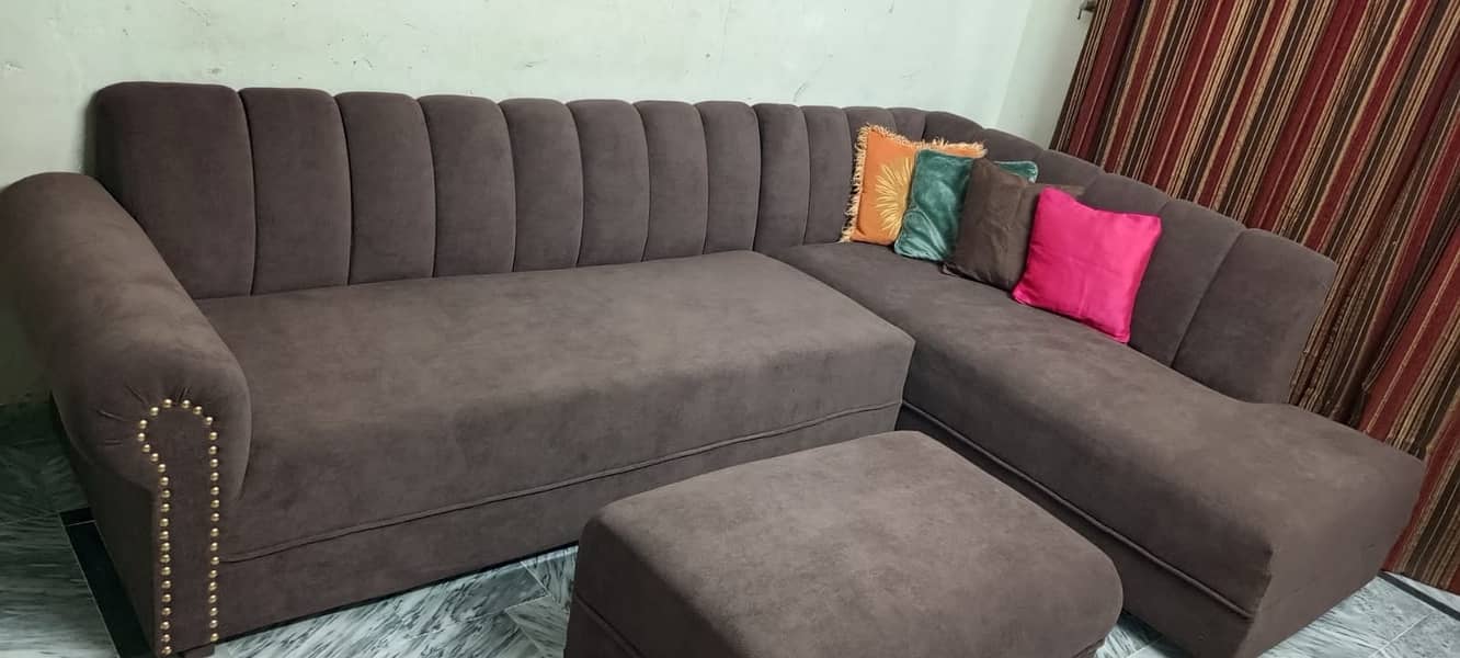 L shape sofa 0