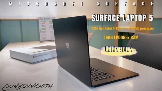 Microsoft Surface Laptop 5 12th Gen Core i5 Ram 16 SSD 256 Brand New