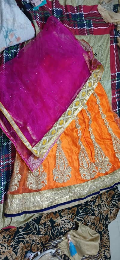 Mehndi Lehnga with Dupatta | Bridal Dress |Wedding Deal | Pakistani