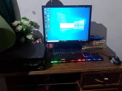 i5 4th generation gaming PC for sale all set-up+ led