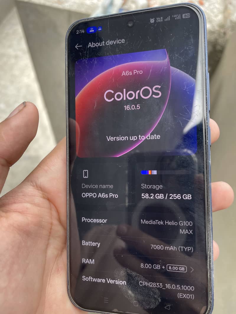 OPPO A6s pro 6