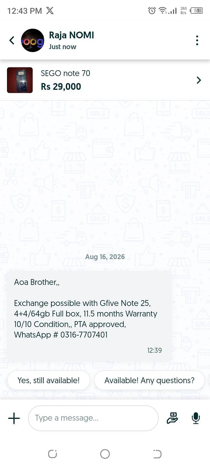 SEGO Note 60 2