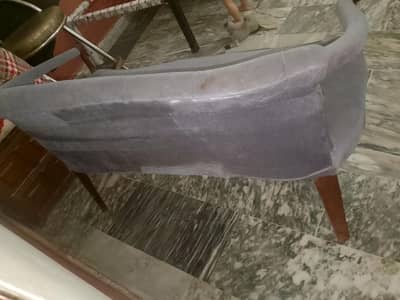 sofa and children cutting chair