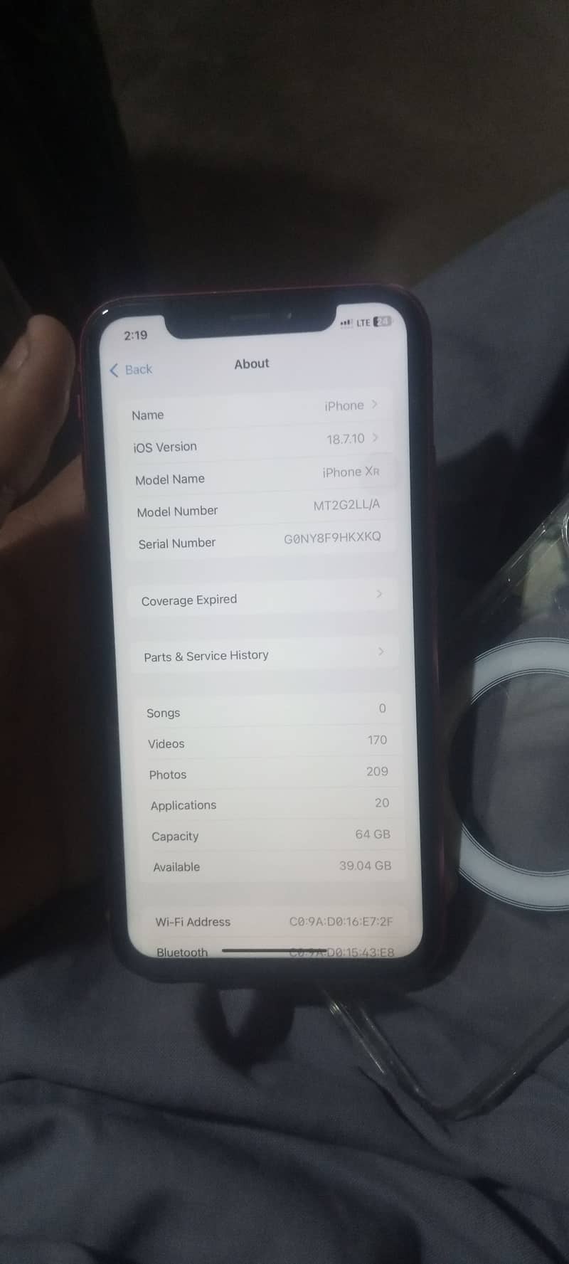 Apple iPhone XR 7
