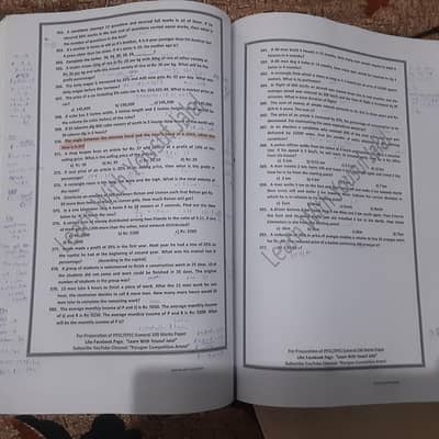 FPSC PPSC MATH PRACTICE SET