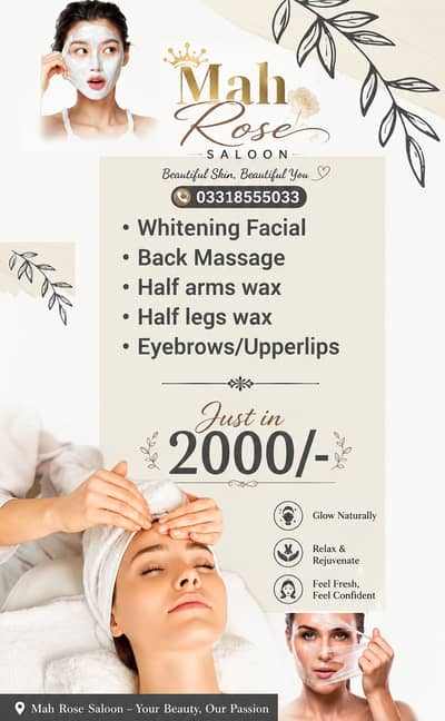 Beauty Salon Services, Threading, Keratin, Bridal makeup, Facial, wax