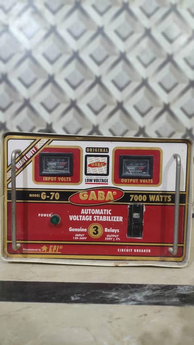 stabilizer 7000 Watts model G-70