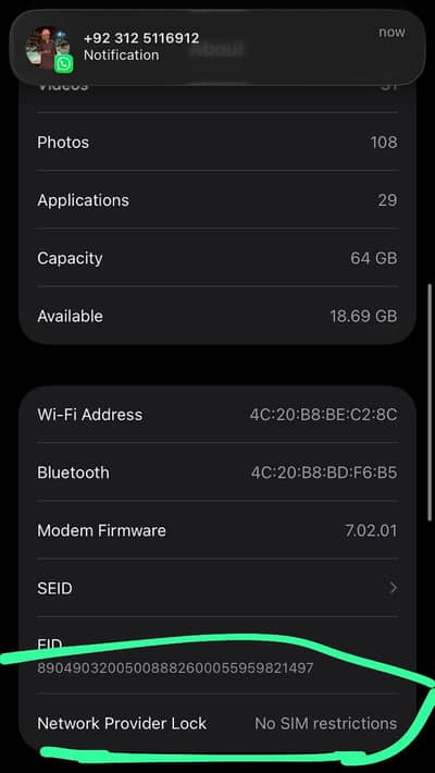 for sale 10/9 battery health 100% panel changed 64gbApple iPhone X