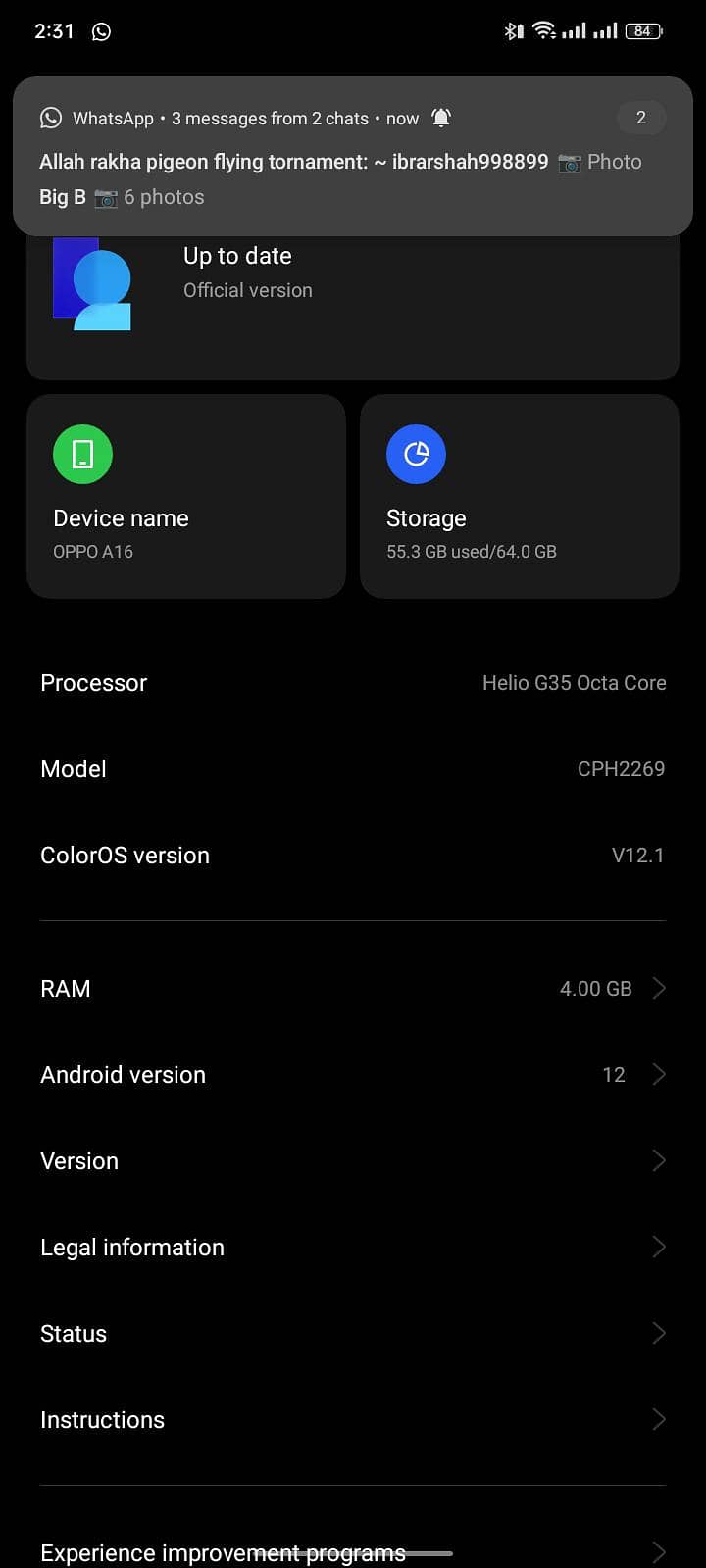 OPPO A16 3