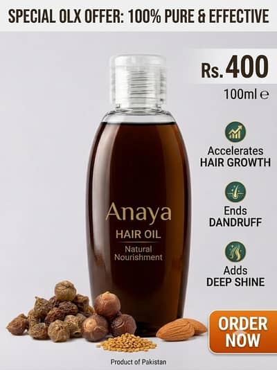 Anaya Hair Oil – Herbal Hair Care Oil | Anaya Herbal House