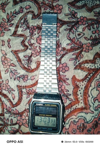 unique, retro solar-powered digital watch