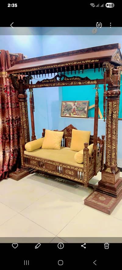 Heavy Traditional wooden swing