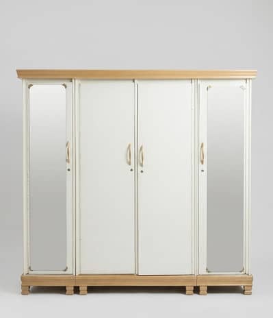 Elegant 4 Door Wardrobe-with Full-Length Mirrors | Excellent Condition