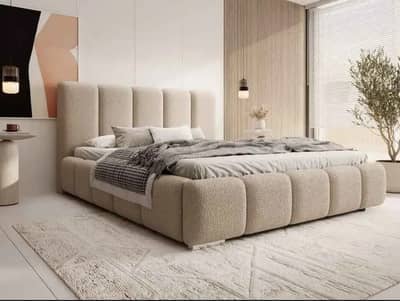 Bed Set/Double Bed/King Size Bed/Poshish Bed/Wooden Bed/Bubble Bed Se