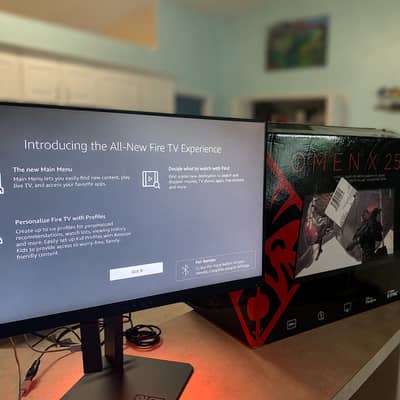 HP omen X25f 240hz gaming monitor fast TN panel