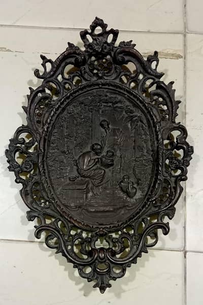 English Brass Antique Frame