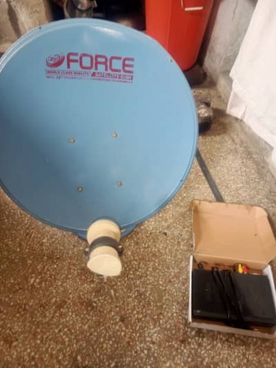 Brand new condition Antina television dish with receiver and all thing