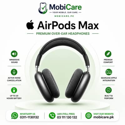 AirPods Max Wireless Headphones | ANC | Premium Over-Ear Headphones
