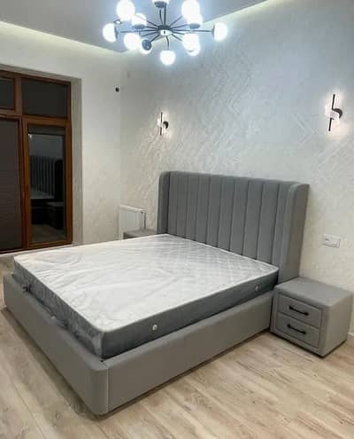 Double bed - King size bed - Poshish bed - bed set - Bedroom set