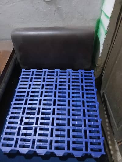 2 × 2 plastic palletes available for eleviated goat fram