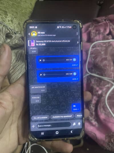 Samsung Mobile S10 8/128 dual sim official pta