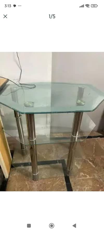 Glass Table For TV OR Office