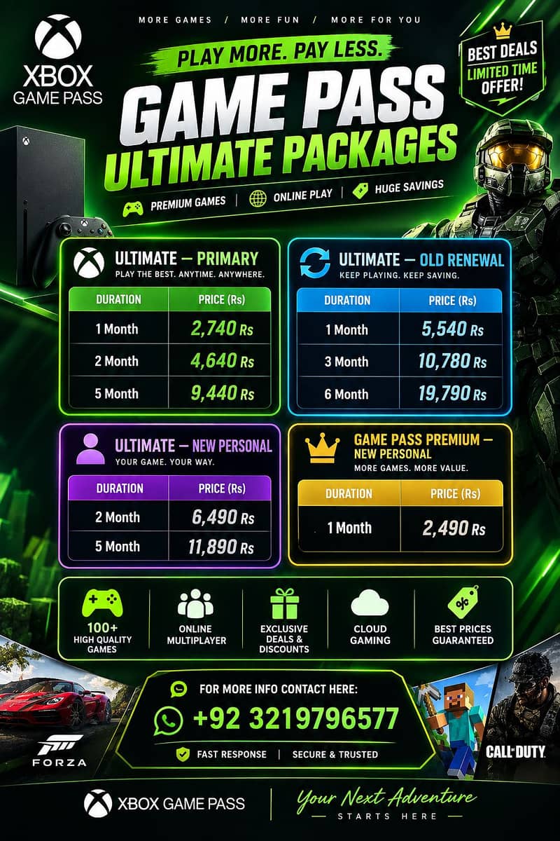 Xbox gamepass 1
