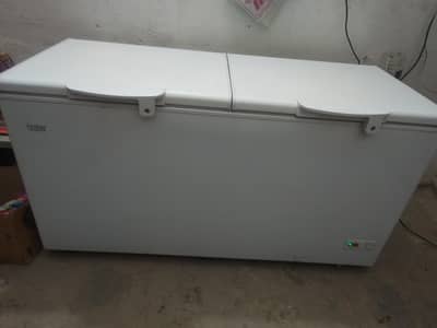haier freezer double door new condition