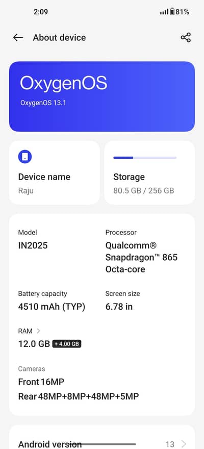 One Plus 8 pro 5g