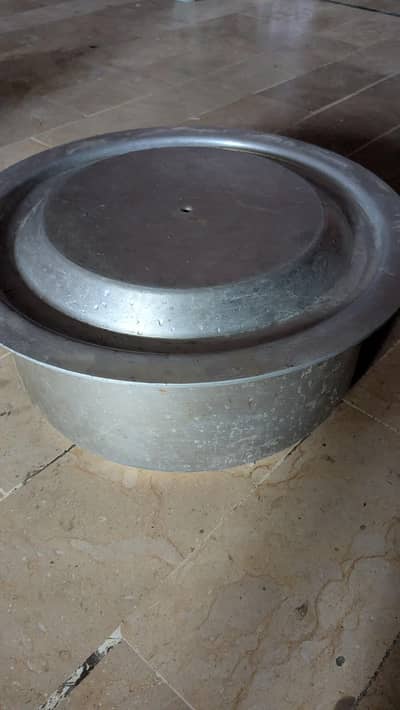 Silver Steel Pateela