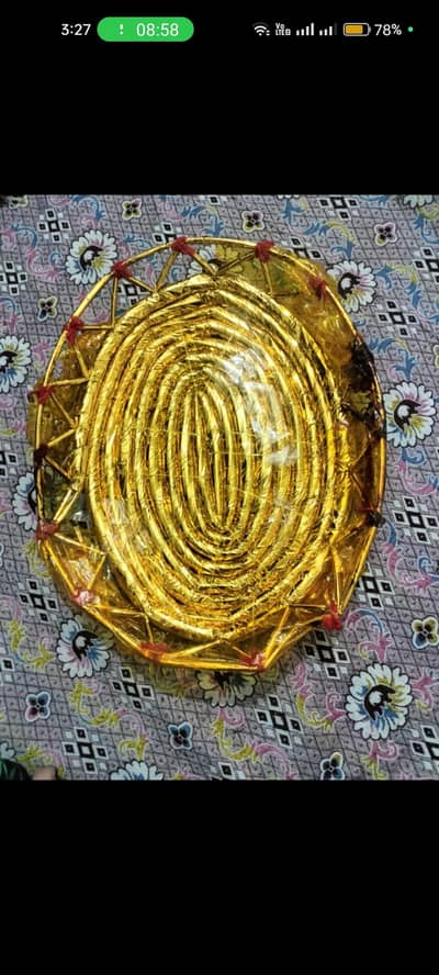 Decoration + mehandi plates