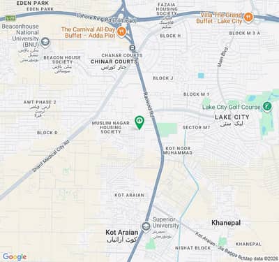 3 MARLA RESIDENTIAL PLOT FOR SALE IN B -BLOCK -AL-KABIR TOWN PHASE 2.