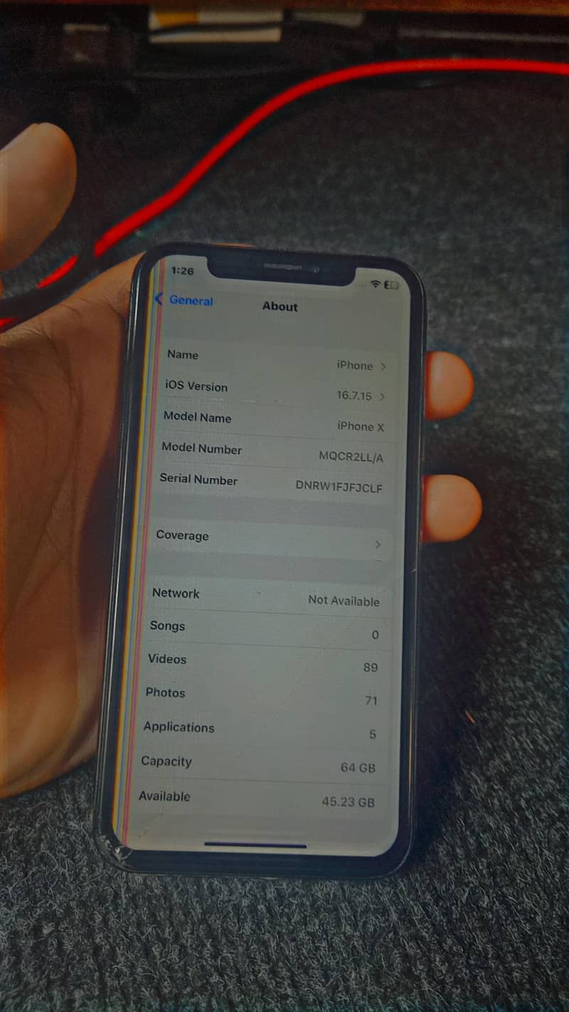 Apple iPhone X 5
